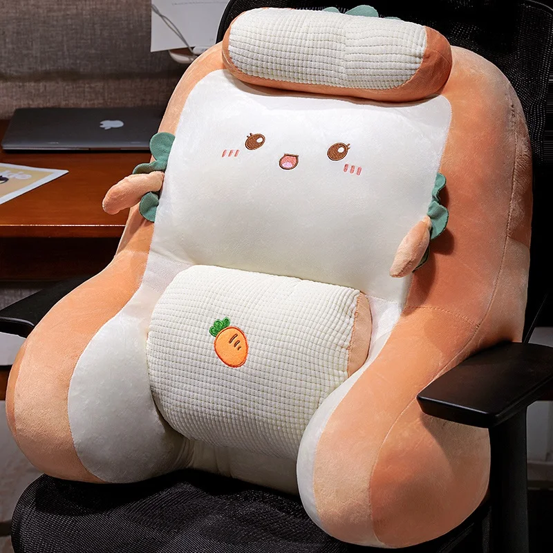 

Extra Large Barest Pillow for Bed Head Office Sofa Reading Studng Dormi Phone Plang Velvet Cartoon Anims Plush Back pillow