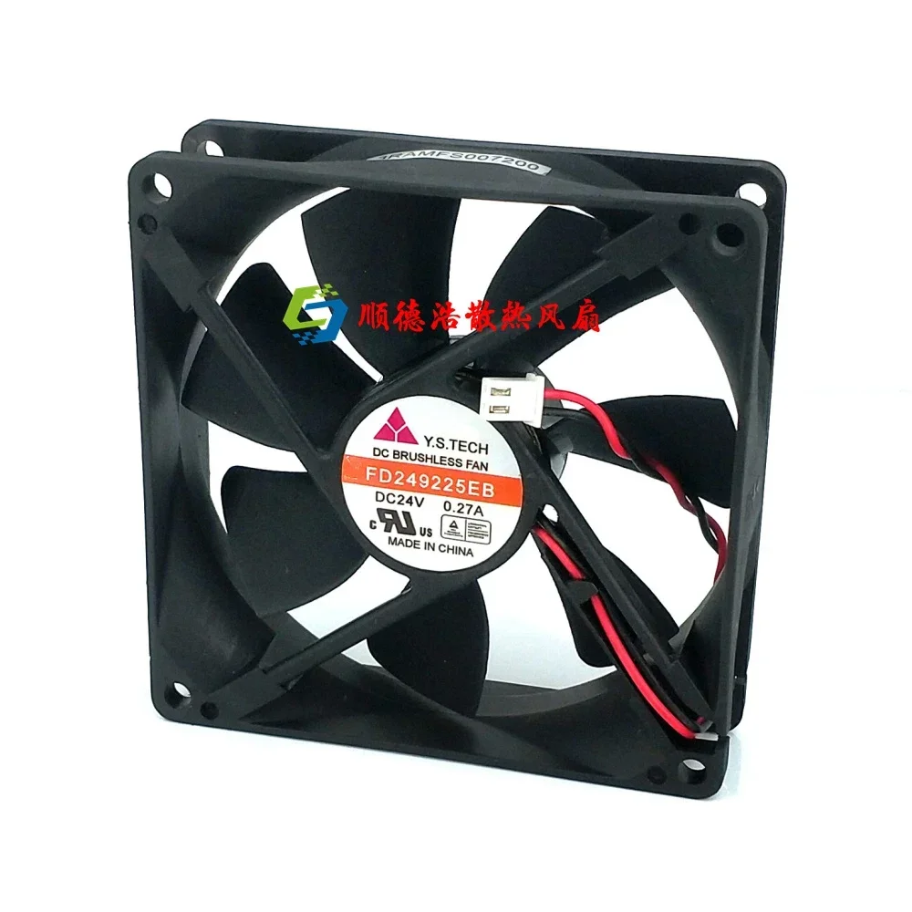 

+Новый 92 мм для оригинального FD249225EB 24 В 0,27 А 9025 90*90*25 мм 2-контактный бесщеточный вентилятор постоянного тока-2 шт.