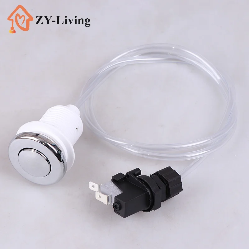 16A Push Air Button Switch Food Waste Disposal Bathtub Massage Chair Switch