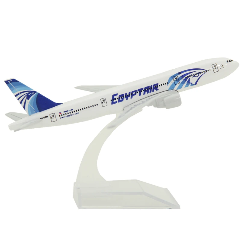 

Diecast 1:400 Scale EgyptAir B777 Civil Aviation Alloy & Plastic Passenger Jet Model Toy Gift Collection Simulation Display