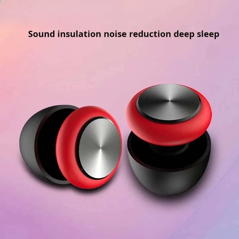 Bullet Type Earplugs Portable Sports, Sleep Sound Insulation Noise Reduction Silicone Earplugs Reusable Washable
