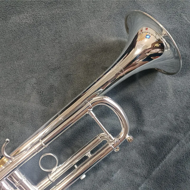 TOP Stradivarius LT180GS-72 Silver Trumpet Pipe Flat Instrument Brass Strudents