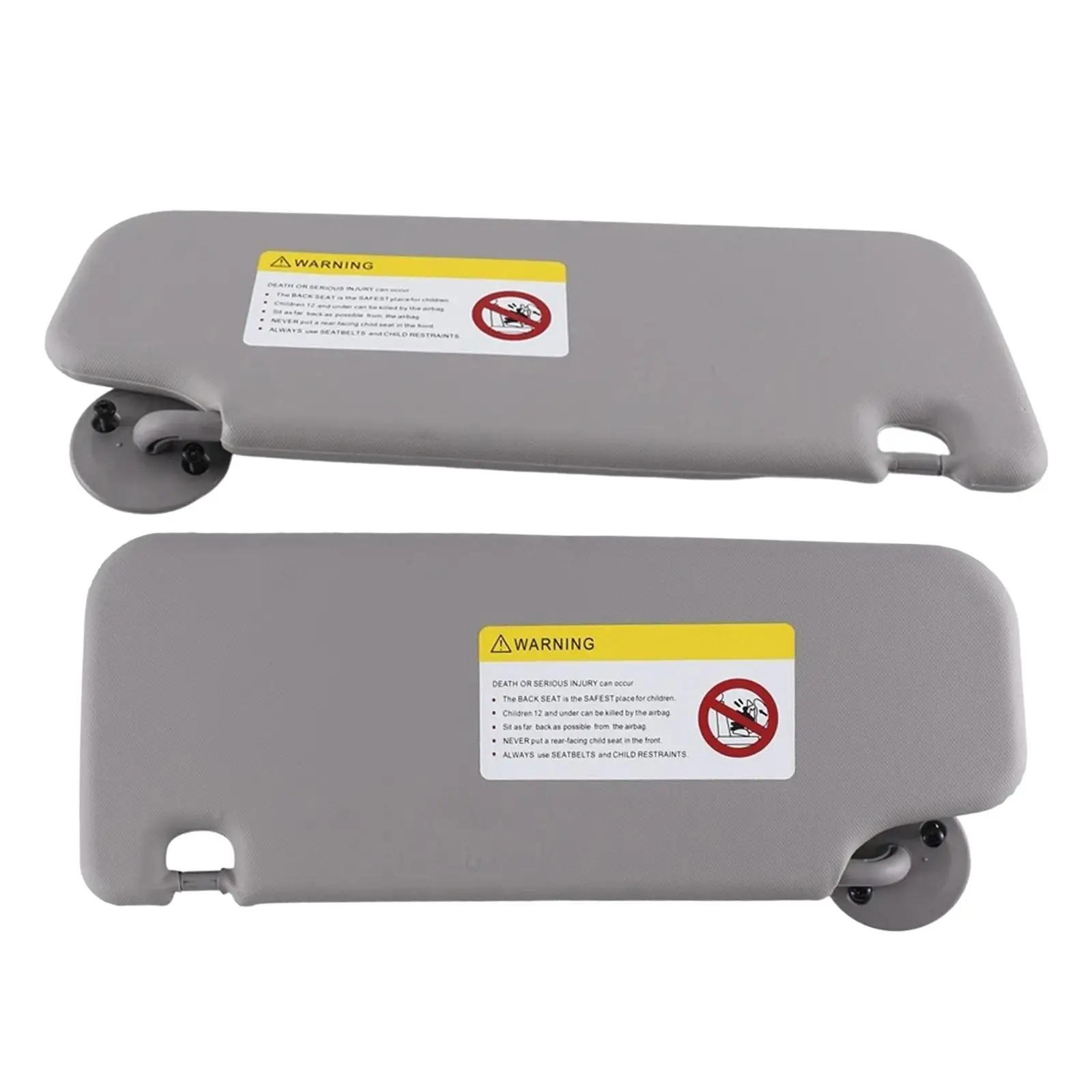 2x Sun Visor P95327509 P95327507 Gray Sunproof Plate Car Repair Assembly for Chevrolet Sonic Aveo 2012 2013 2014 2015 2016