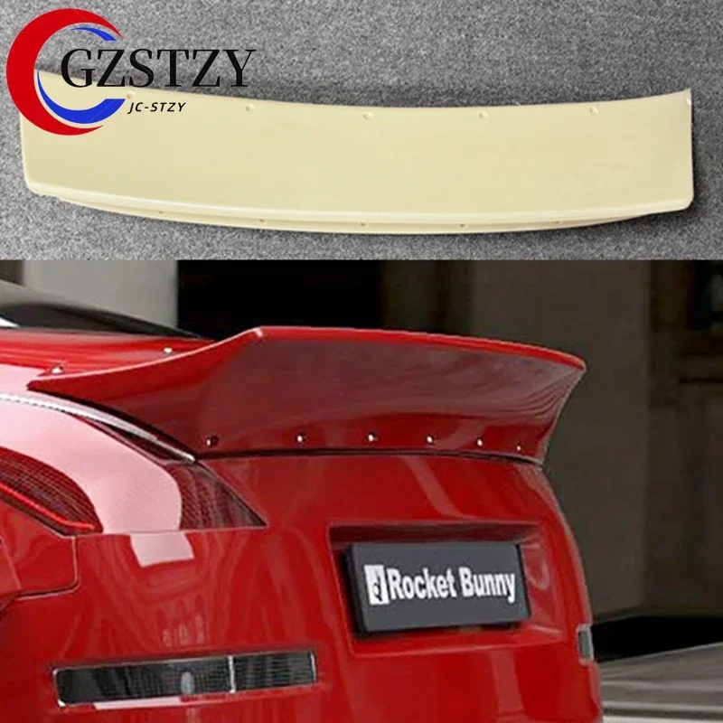 For 2003-2008 Nissan 350Z Fairlady Z34 | Rocket Bunny Style Duckbill Rear Trunk Lid Wing Spoiler ABS Plastic
