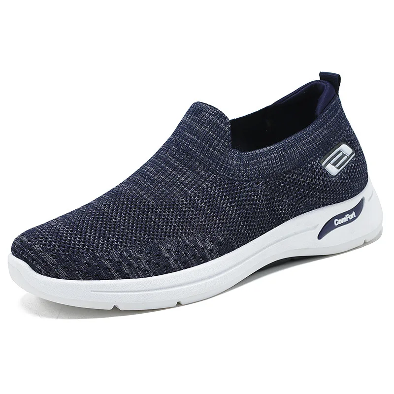 Slip on Men buty letnie miękkie mokasyny buty lekkie siatki obuwie męskie trampki Tenis Masculino Zapatillas Hombre