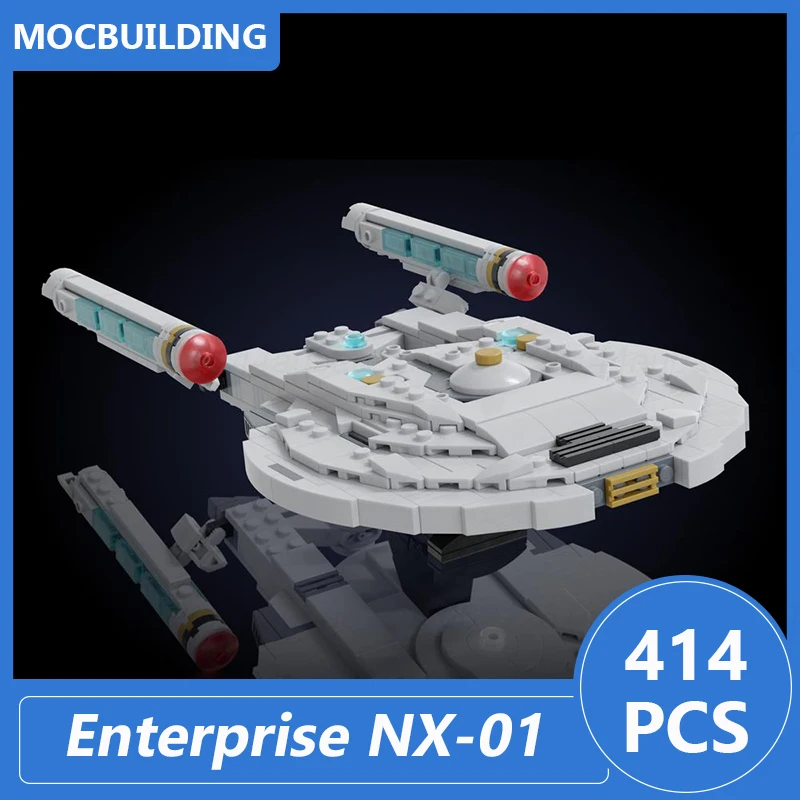 USS Enterprise E & F & NX-01 & Kelvin Timeline Series Moc Building Blocks Diy Assemble Bricks Space Educational Toy Gifts 272PCS