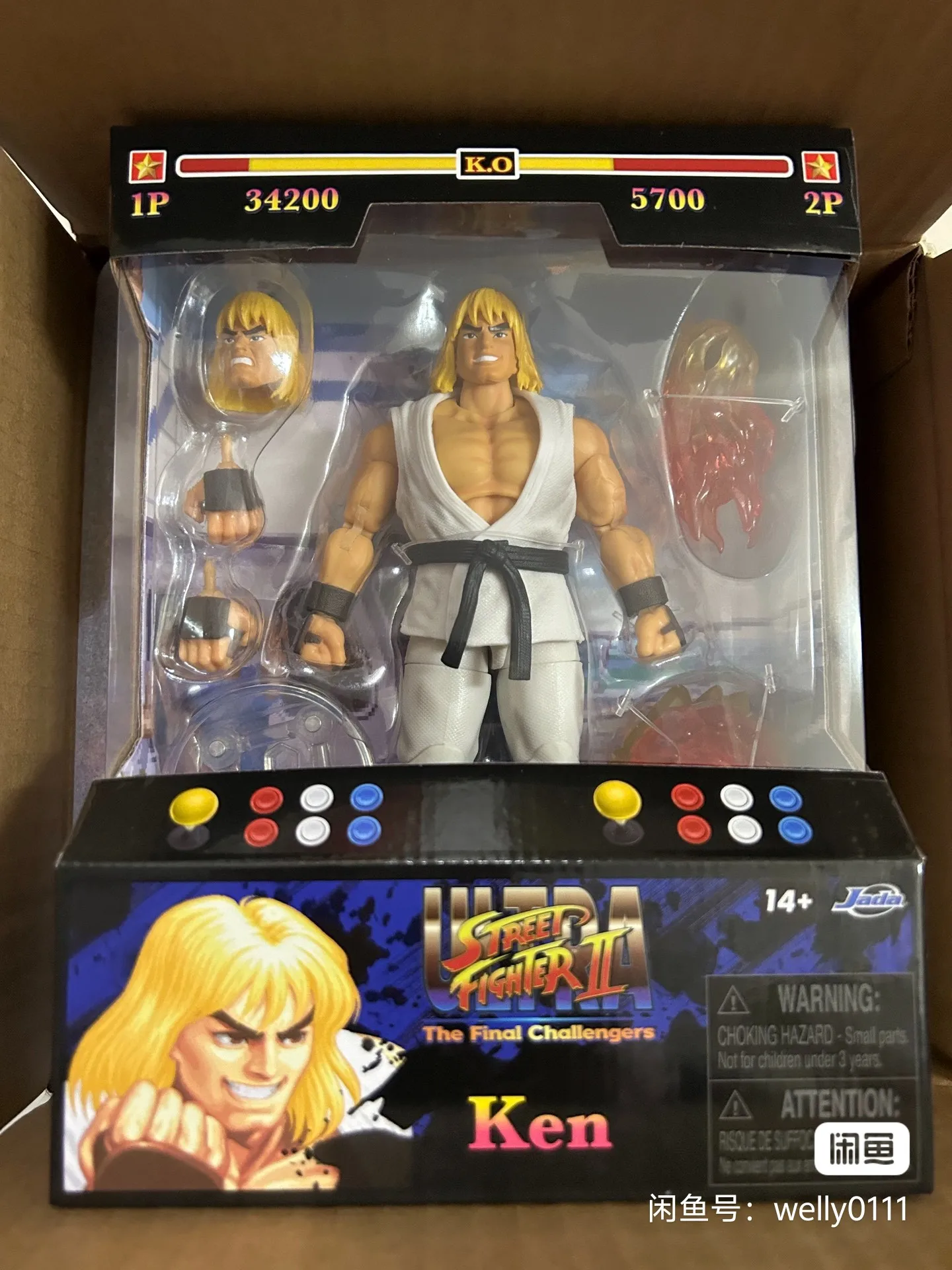 Quente em estoque jada brinquedos blanka sagat vega street fighter onda 4 anime figura de ação modelo coleção ornamento brinquedo presente aniversário