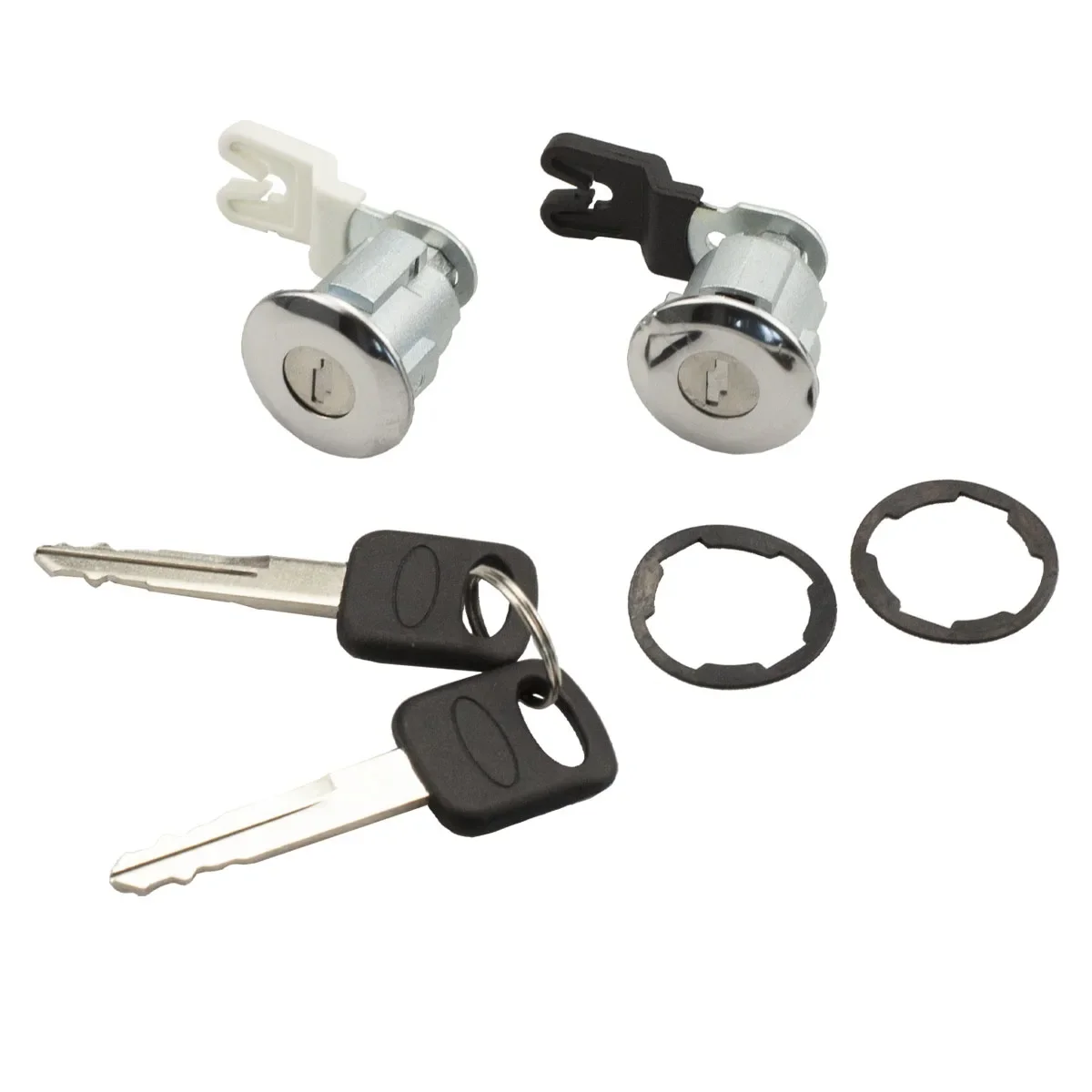 1 Pair Door Lock Cylinder and Keys a Set  For Ford Econoline Van F150 F250 1992 1993 1994 1995 XL2Z7821990AC