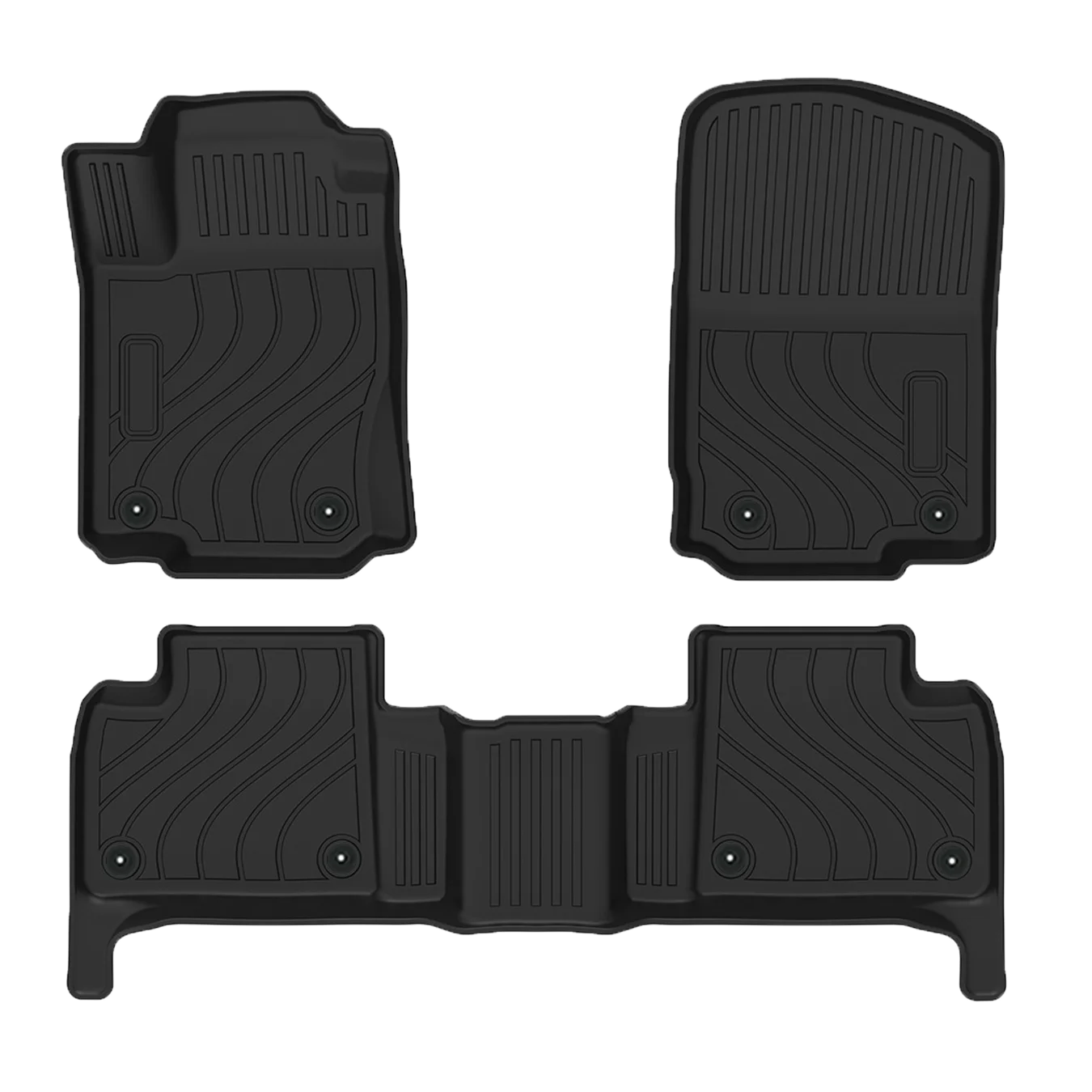 [LHD]GLE（5seats） 2015-2019 Four Seasons Waterproof and Anti-Slip TPE Floor Mat for Cars.