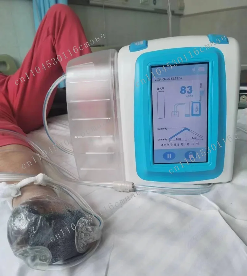 Small and portable wound treatment device