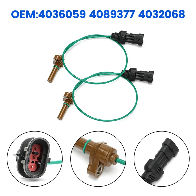

2PCS Turbo Speed Sensor For For Cummins Turbo ISX ISM ISL 8.0L 4036059 4089377 4032068 Replacement Accessories