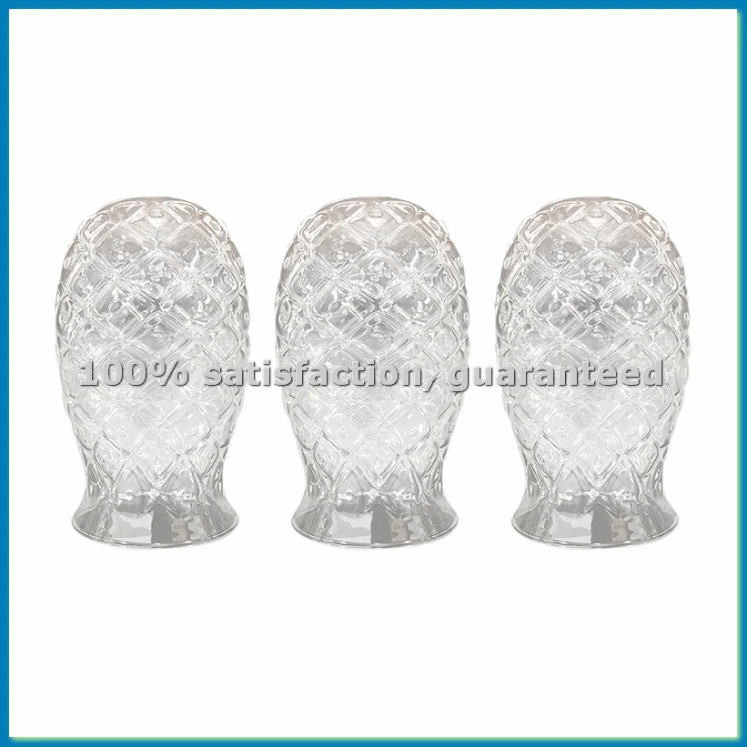 

3pcs Pineapple Cocktail Glasses Embossed Juice Glasses for Cocktails and Drinks-A79M