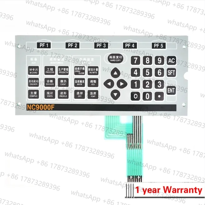 Interruptor de teclado de membrana para NISSEI NC9000F para botão de membrana NISSEI NC9000F