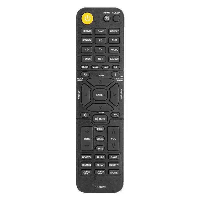 

RC-972R For Onkyo Remote Control Replacement, For Onkyo AV Receiver TX-NR595 TXNR696 TXNR797 TX-NR6050 TX-NR6100 TX-NR7100