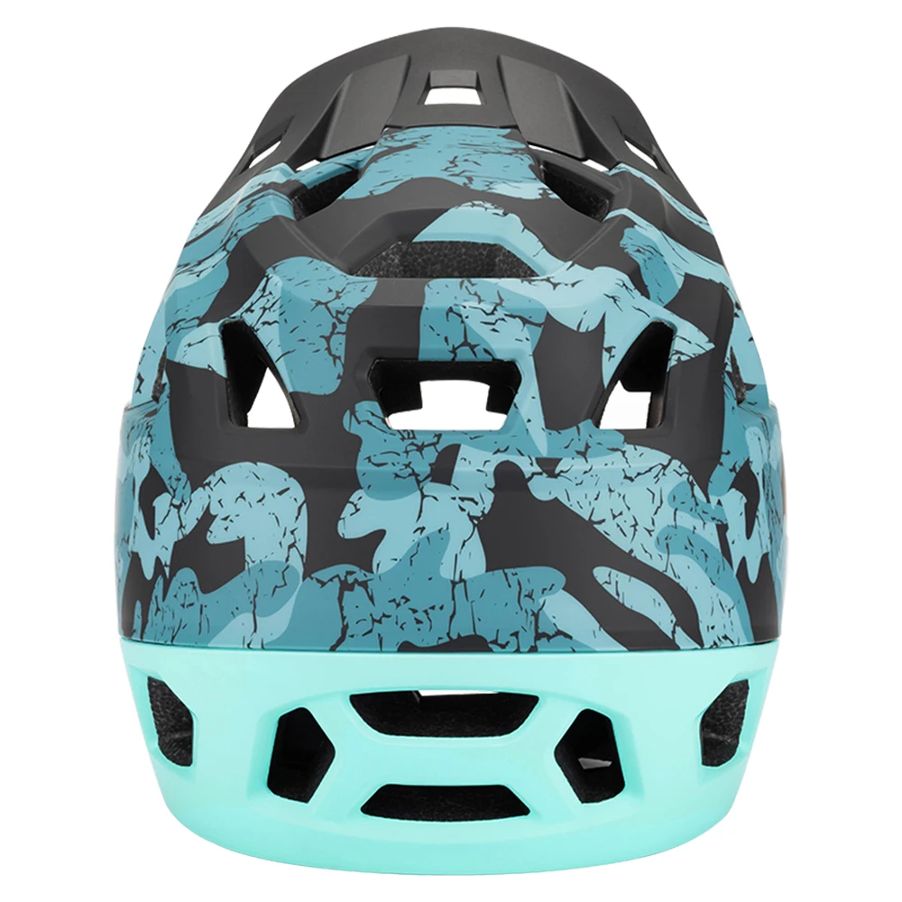 LIXADA Full Face Mountainbike Helm Erwachsene Racing Downhill MTB Helm für Mountainbike Coole Fahrradhelm MTB Zubehör – Detail 13