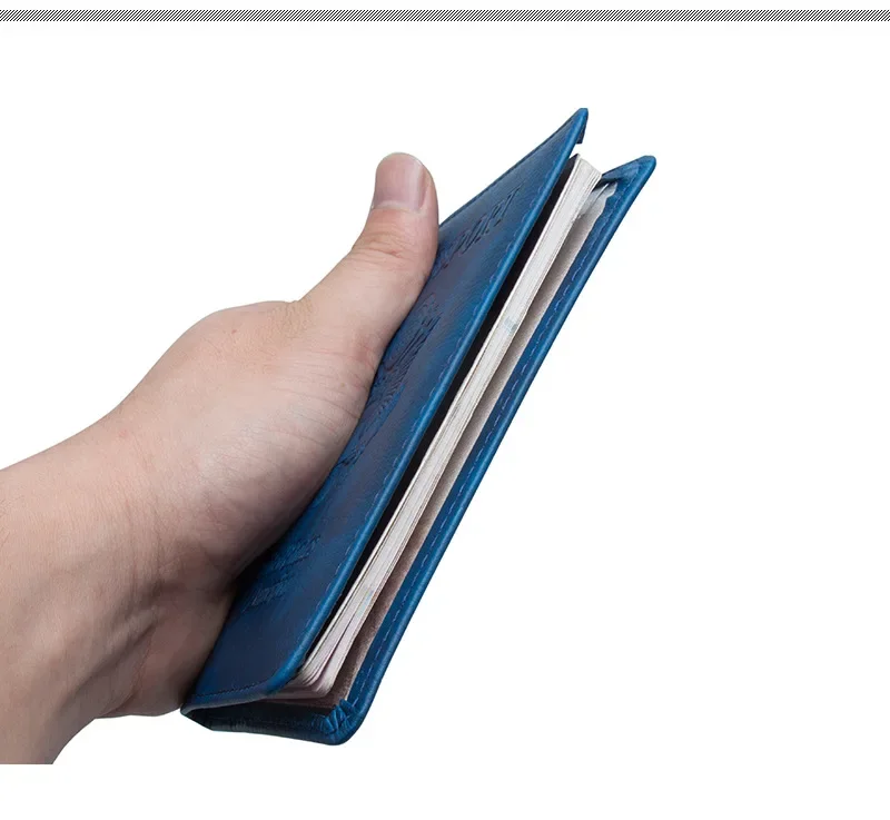 إكسسوارات السفر الولايات المتحدة الأمريكية حامل جواز السفر نمط ليتشي تنقش أغطية جواز السفر غطاء جواز السفر حامل تذكرة الطائرة حامل بطاقة الهوية #5