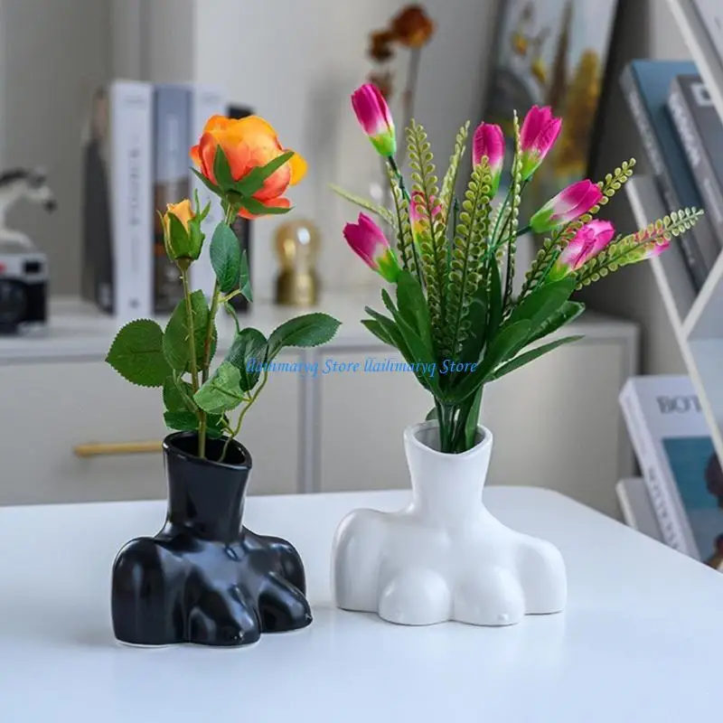 

573B Succulents Flower Pot Resin Silicone Mold Suitable for Diy Garden Concrete Flower Pot Plants Holder Crafts Home Decor