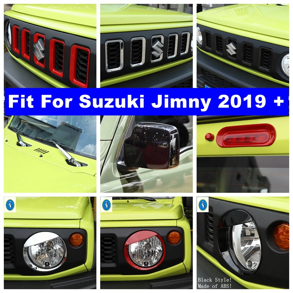 

Side Body Molding / Door Mirror / Windshield Wiper / Headlight Cover Trim Fit For Suzuki Jimny 2019 - 2023 Exterior Accessories