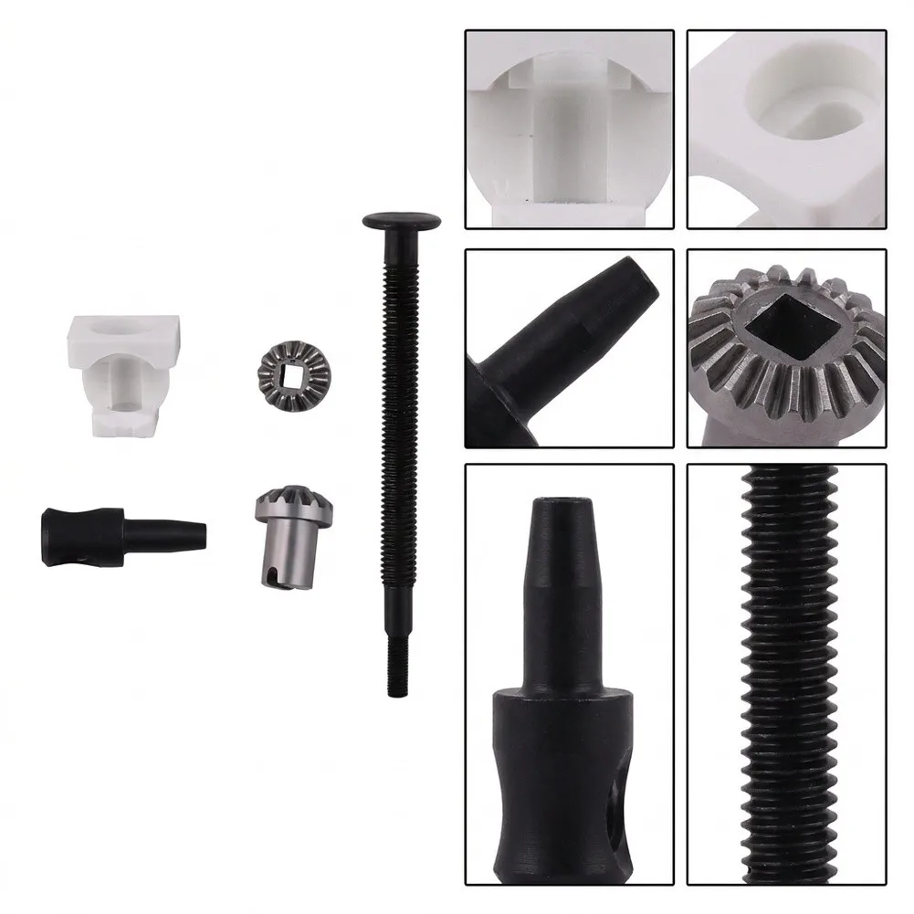Tensioner Replacement Kit for Chainsaw 590 600 620 Including Tension Screw Chain Tensioner and Two Bevel Gears
