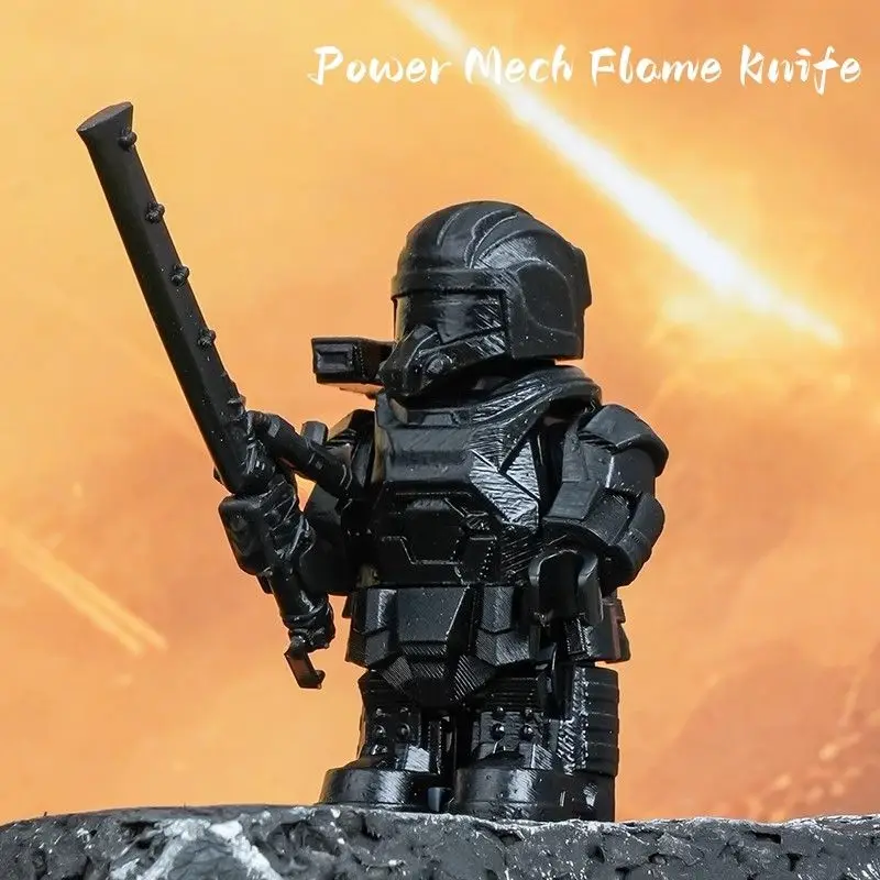 

Peacekeeper Elite Level 7 Military Figure Armor Machine Minifigure Block Building DIY Assemble Bricks Collection Creative Gifts