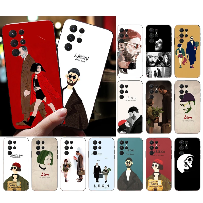 Phone Case for Samsung S24 S23 S22 S21 S20 Ultra S20 S22 S21 S10E S20 FE S24 Plus Leon Matilda Natalie Portman Case