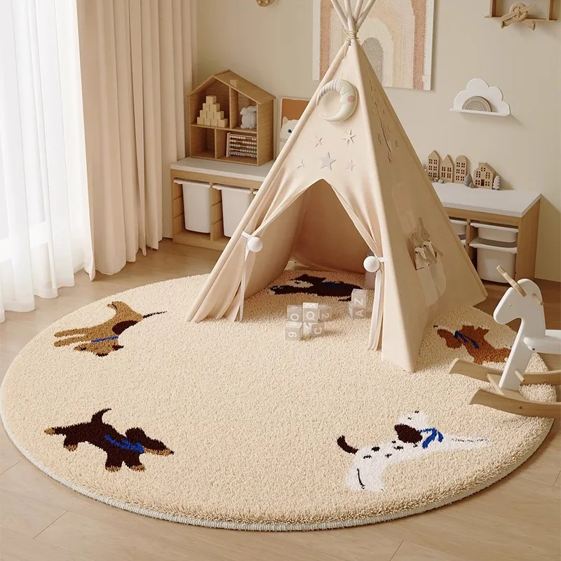 Modern Minimalist Living Room Carpet Round Art Bedroom Rug Large Area Soft Fashion Home Decoration Coffee Table Mats 러그 Alfombra