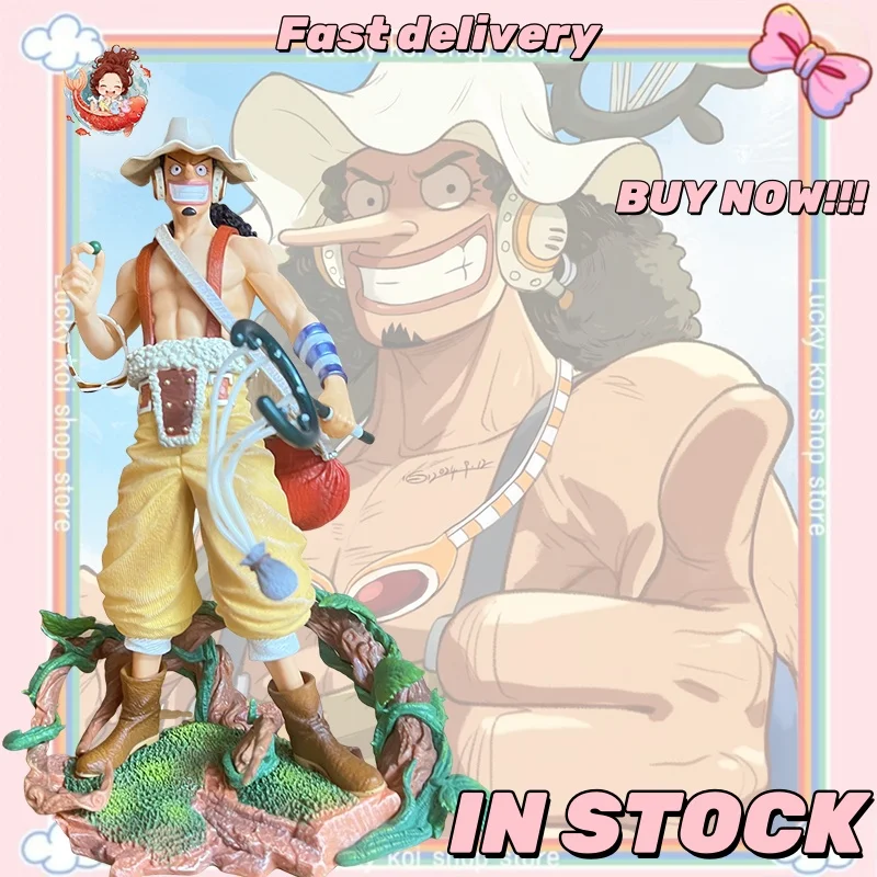 

IN STOCK 25cm ONE PIECE Anime Figures Usopp Figures Two years later Pvc Statue Room decoration collection Model Toys Gifts