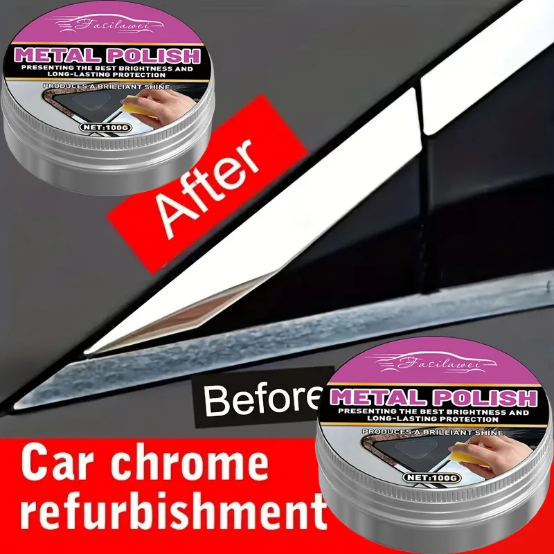 Car Chrome Repair Paste Restores Door Handles Window Trim Logos Pedals Polishes Refinishes All Chrome Parts Auto Care