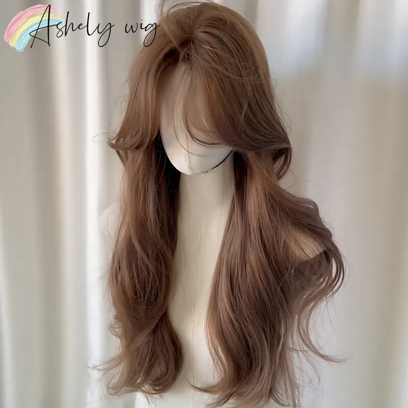 Honey Brown Wig for Women 26inch Long Body Wavy Hair Wig High Temperature Fibers Nature Looking Cosplay Synthetic Wigs for Daily