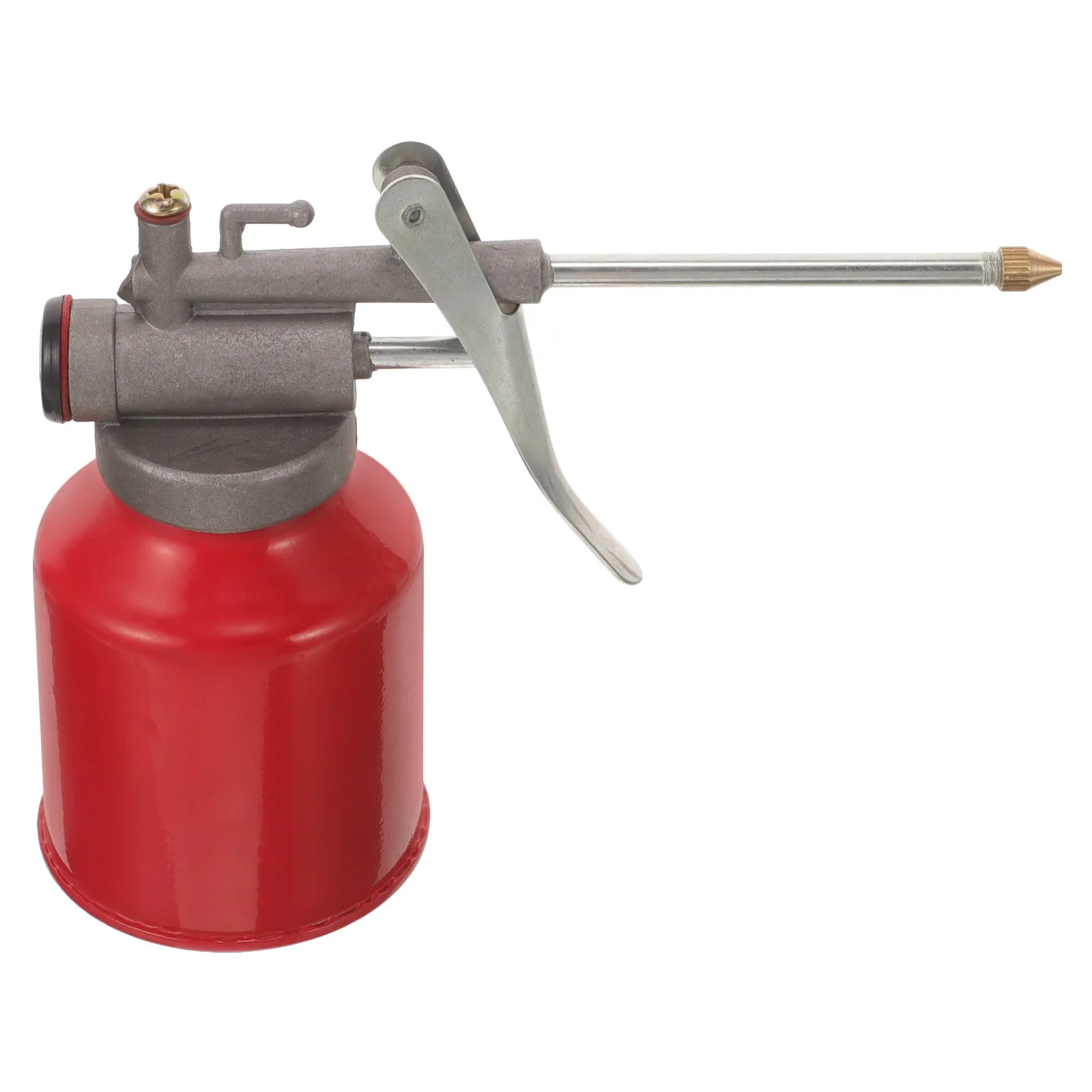 

Manual Oil Gun Large Capacity Long Spout For Car Motorcycle Engine Metal Oil Container Refillable Pump Oiler Automotive