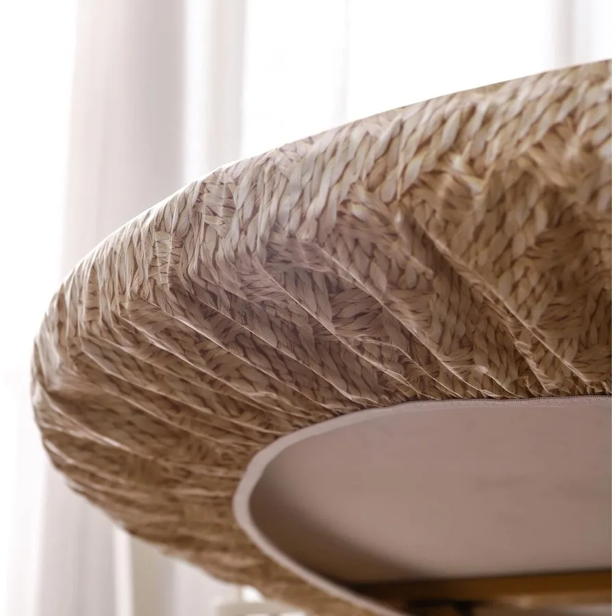 مفرش المائدة الدائري الفينيل مبطن الفانيلا مفرش المائدة مع تصميم حافة مرنة مقاوم للماء النفط مقاومة للمسح وقابلة لإعادة الاستخدام النسيج #3