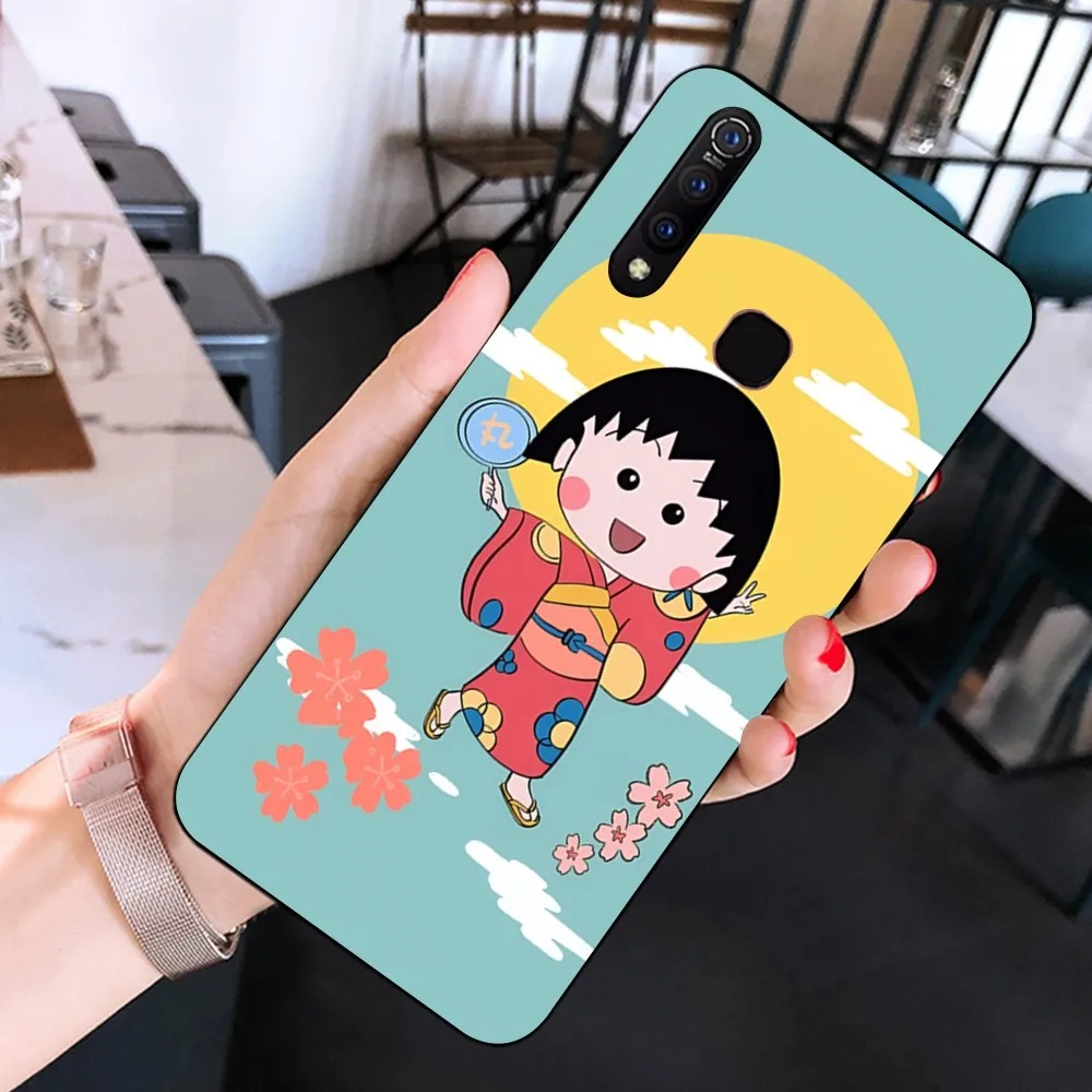 Catoon Chibi Maruko Chan casing ponsel untuk Huawei Mate 10 20 30 40 50 lite pro Nova 3 3i 5 6 SE 7 pro 7SE