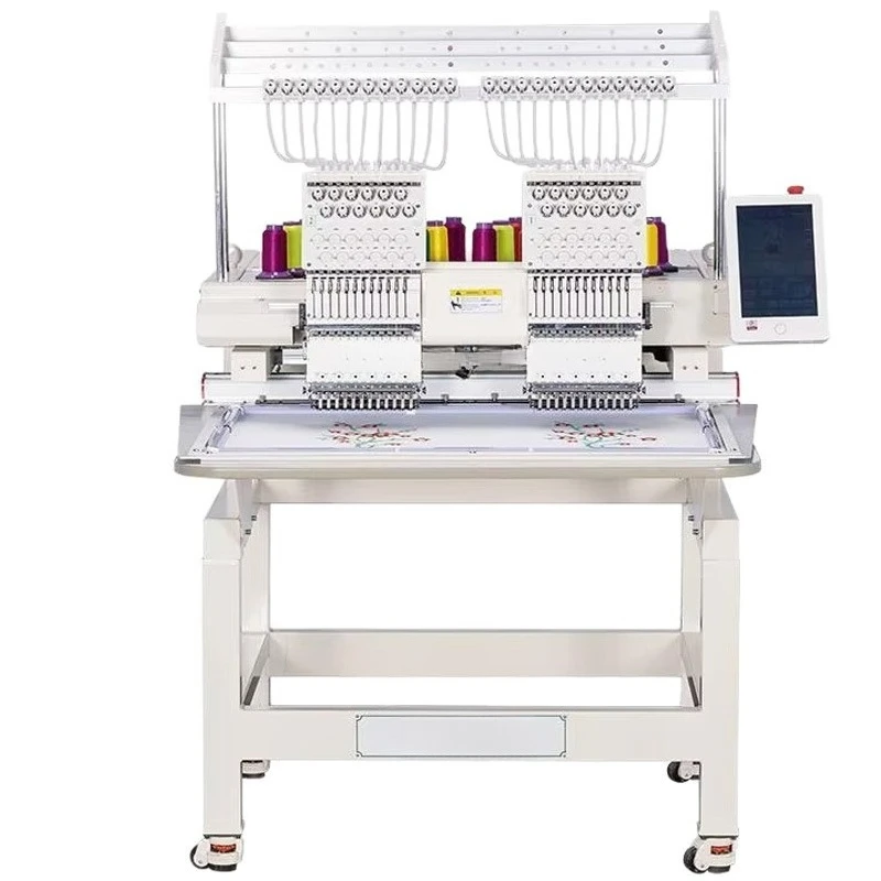 Ready-to-wear baseball cap multi-functional double-head 12-needle 15-needle automatic computerized embroidery machine