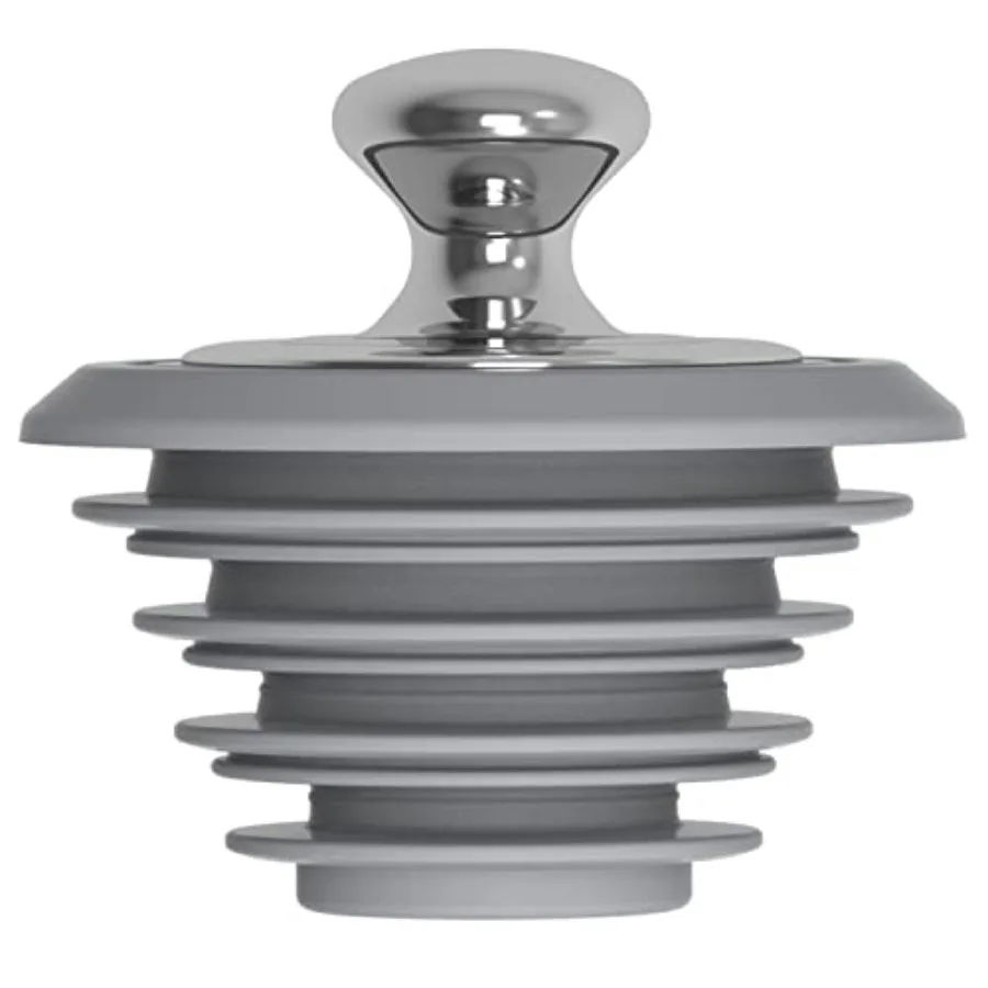 

Bathtub Drain Stopper, Tub Stopper, Silicone Bathtub Stopper, Washbasin Drain Plug Gray, Patented Product