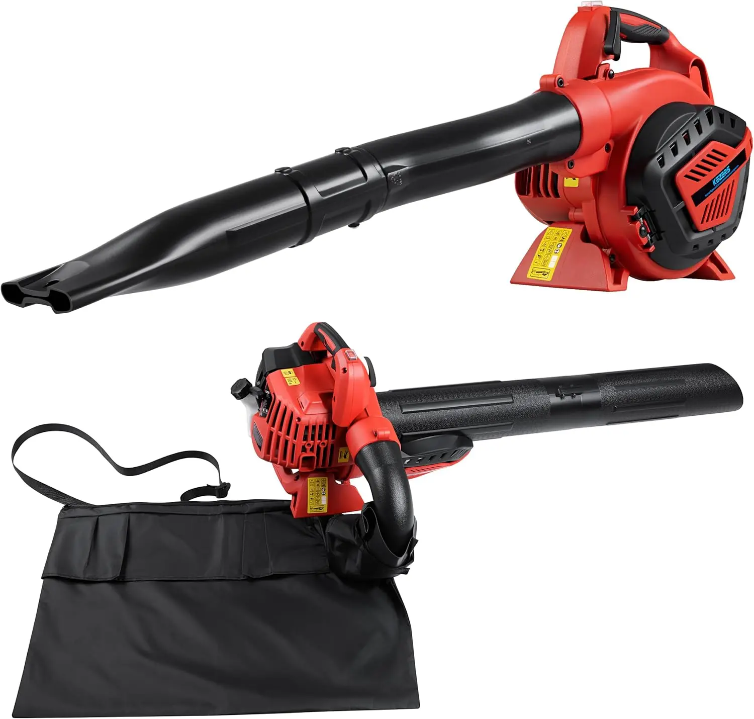 

Gas Leaf Blower,26CC 2-Cycle Handheld Leaf Blower,2-in-1 Lawn Care Tool with Leaf Blower & Vacuum,318CFM Airflow,152MPH Speed,Id