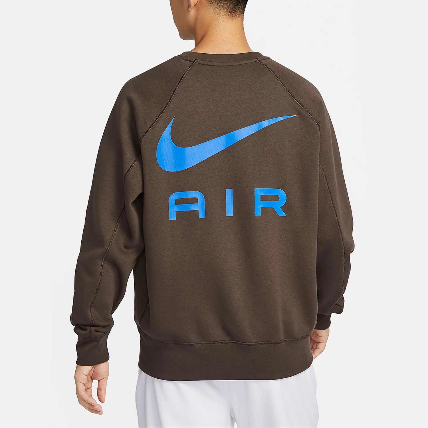 Nike genuine Classic Men's American Retro Casual Sports Fleece-Lined Sweatshirt FB7204-237