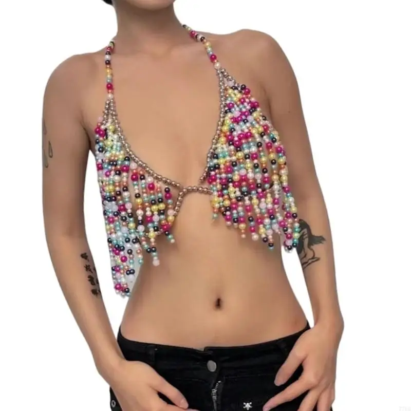 

77HE регулируемый вырезом бикини с бикини с использованием летних ювелирных украшений.