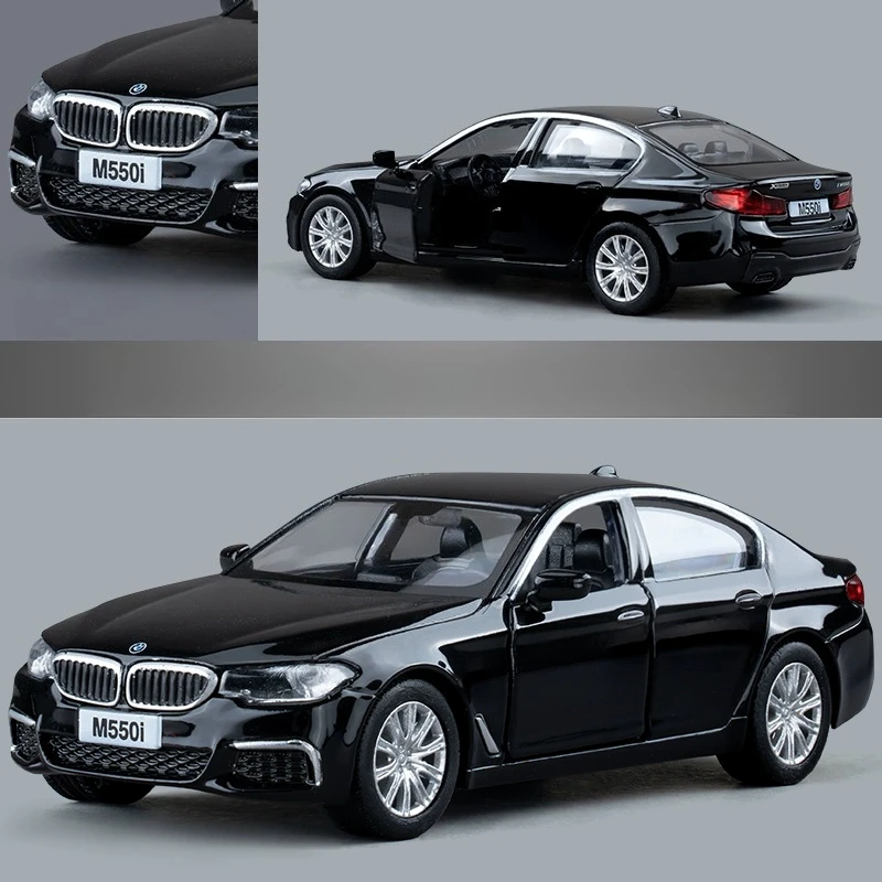 

1:36 M550i Simulation Alloy Car Diecast Model Pull Back Vehicle Home Decoration Toys for Childrens