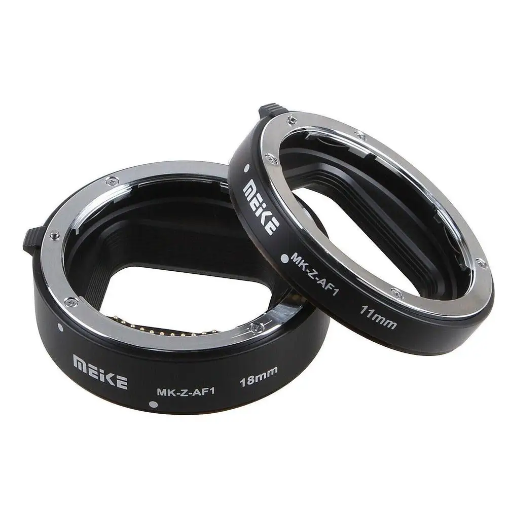 Meike MK-Z-AF1 Metal Macro Extension Tube Auto Focus Adapter Ring 11mm 18mm for Nikon Z5 Z6 Z7