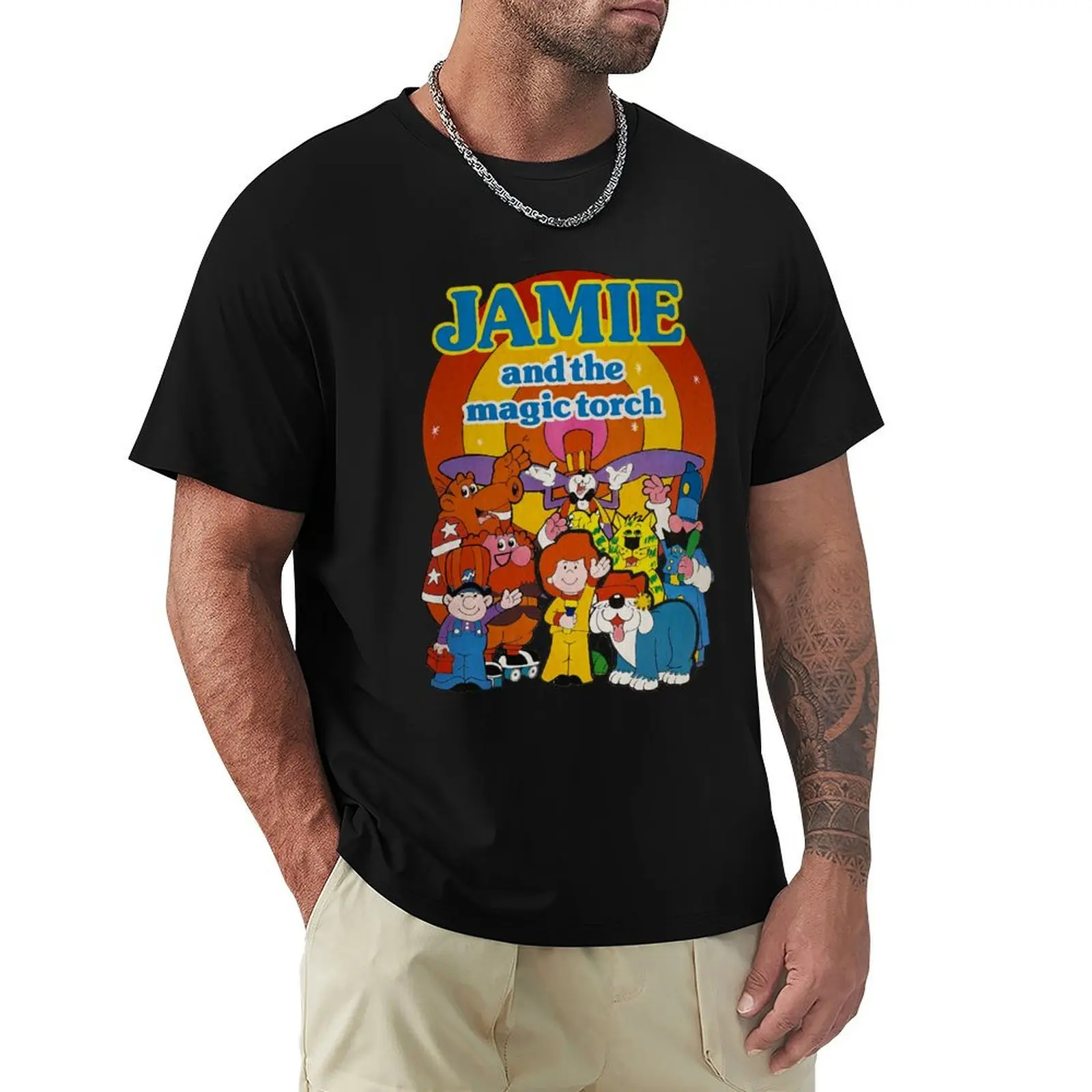 Jamie and the Magic Torch T-Shirt Large Size Breathable Tee