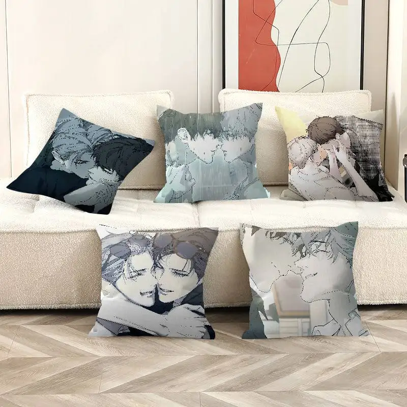 Nerd Project Bl Anime Cushion Cover Pillow Cover Decor Pillowcase Printed Cushion Case for Couch