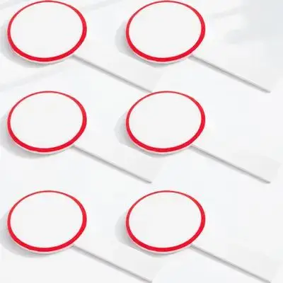 

6Pcs Scoreboard Professional Competition Single Side Handheld Whiteboards Scoring Boards for Ball Games Office Supplies