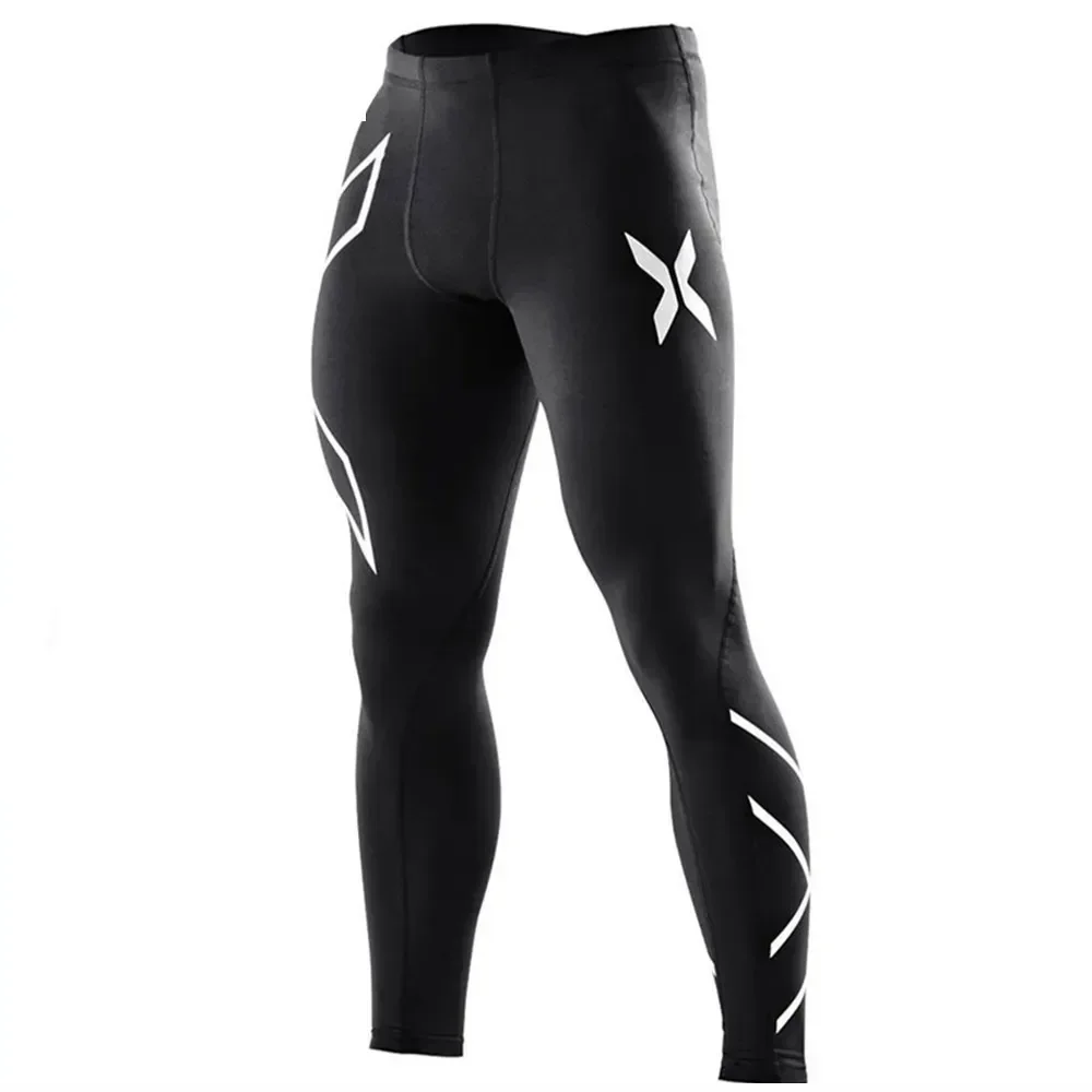 Men's NewTights Compression Pants Running Leggings Fitness Bodybuilding Leggings Tights Men Skinny Trousers Breathable Quick Dry