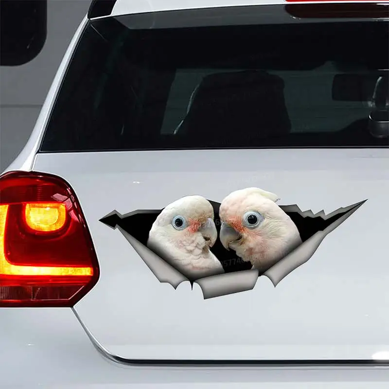 

Goffin cockatoo Cockatoo Car Sticker Waterproof Vinyl Decal Bumper Window Laptop Self-adhesive Decal For Car Accessories SH154