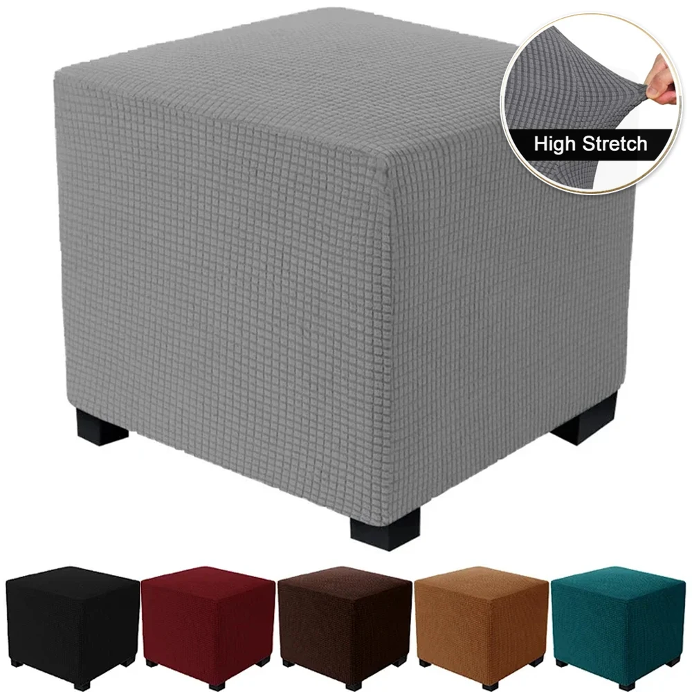 Durable Thicken Storage Stool Covers 360degree Allinclusive Stool Covers Washable Low Stool Footstool Cover Cobertura Do Assento