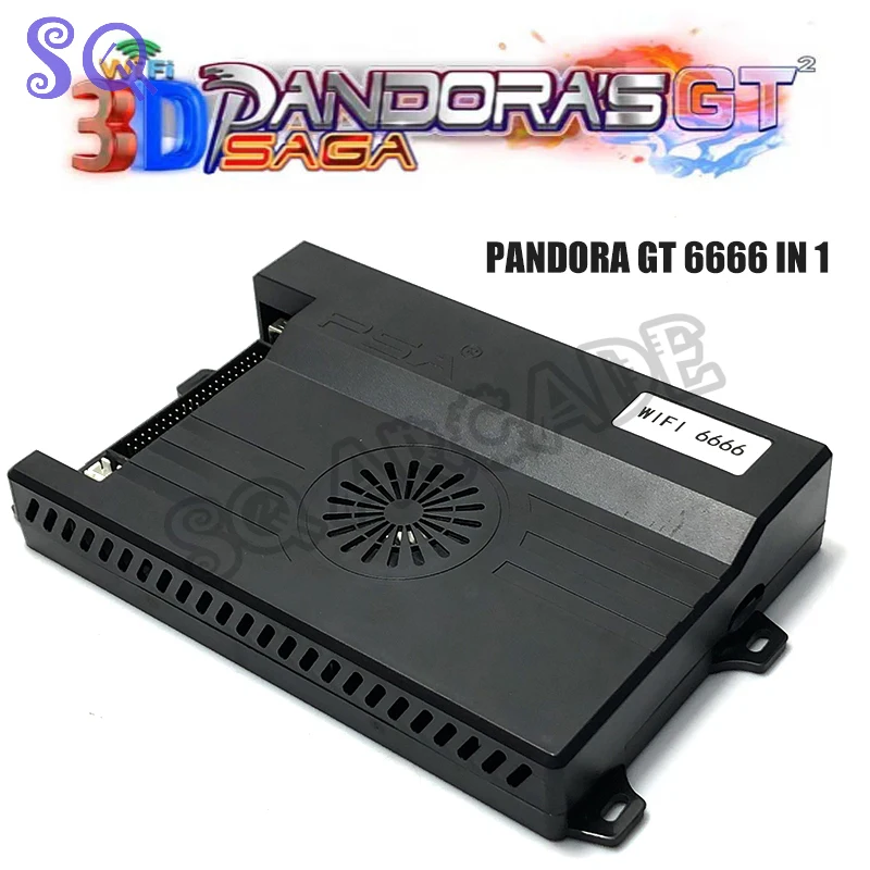 Pandora Saga Box GT 6666 In 1 3D WIFI PCB Game Board Download HDMI VGA For Arcade Motherboard Retro Video Converte