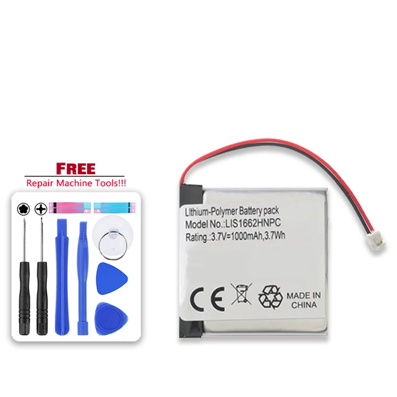 1000mAh Replacement Battery LIS1662HNPC For Sony WH-1000xM3 WH-1000MX4 WH-CH710N/B WH-XB900 WH-XB900N WH-XB910 WH-XB910N