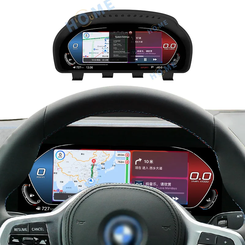 

Car Auto Carplay for X3 F25 2011-2018 LCD Dashboard Digital Instrument Cluster Speedometer Panel Cluster Virtual Cockpit