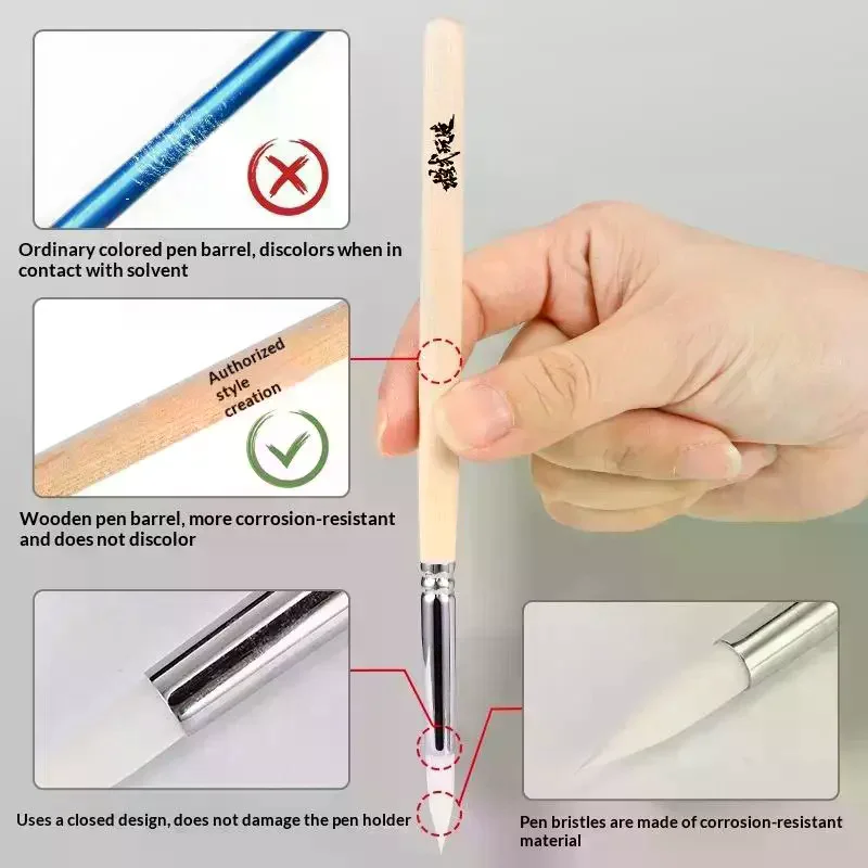 Airbrush Cleaning Brush For DIY Projects Quick Clean Brush Hobby Model Building Tool Quick Clean Corrosion Resistance MS138