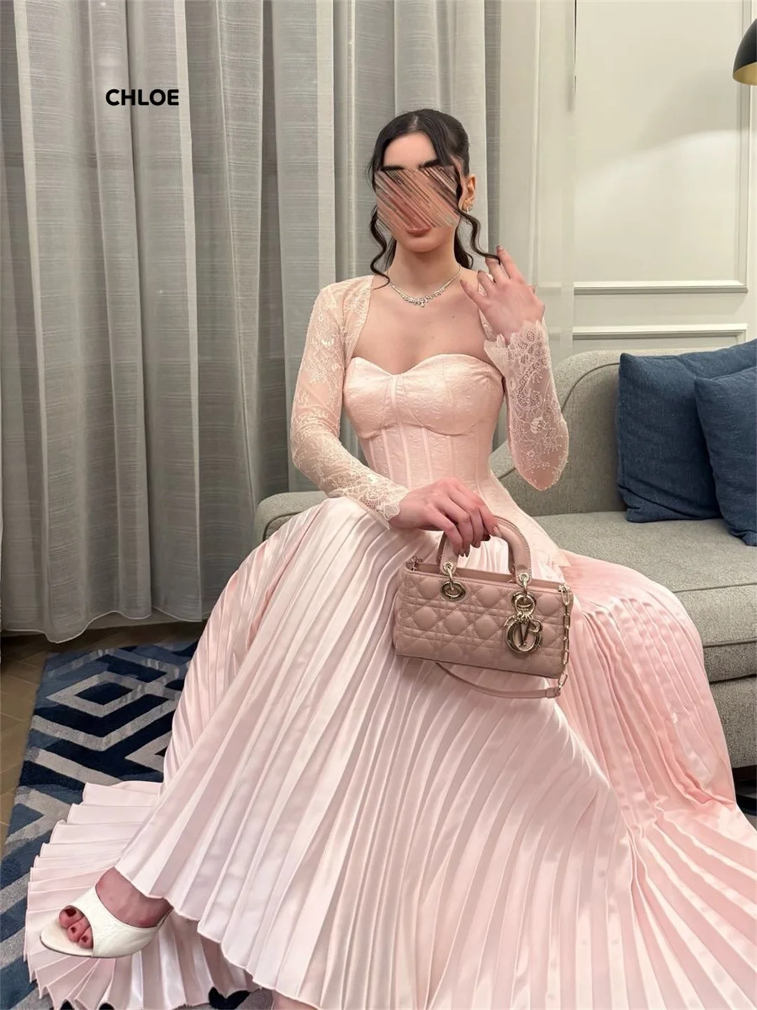 blushing pink wedding dress Strapless Blush Ball Gown Dresses Organza Ruffle Wedding AWD1280 Ethnic Color:LAVENDER Luxury Lace Embroidery Ball Xuan2Xuan3 Women's Long Sleeve
